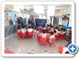 Dr. G. Karunasagaran, Scientist-D, ENVIS Centre explaning to school students about World Wetland theme